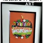 Super simple Halloween art project. Great for kids!