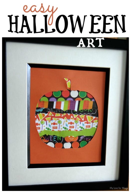 Super simple Halloween art project. Great for kids!