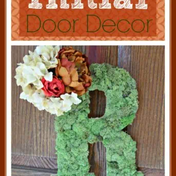 initial door decor