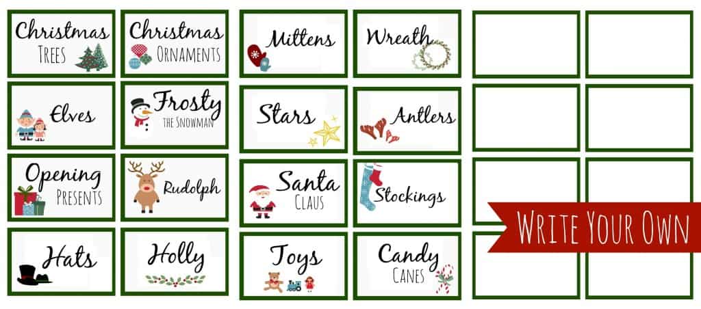 Christmas Guessing Game Printables