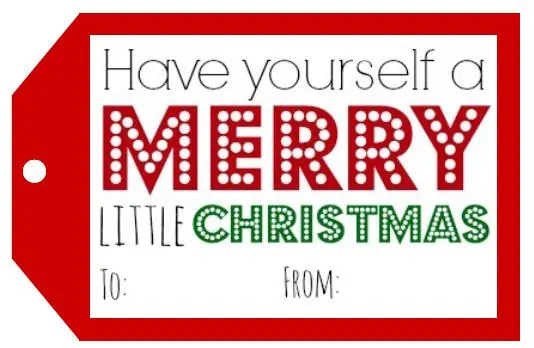 101 Free Printable Christmas Tags You Can Print At Home (2024)- So