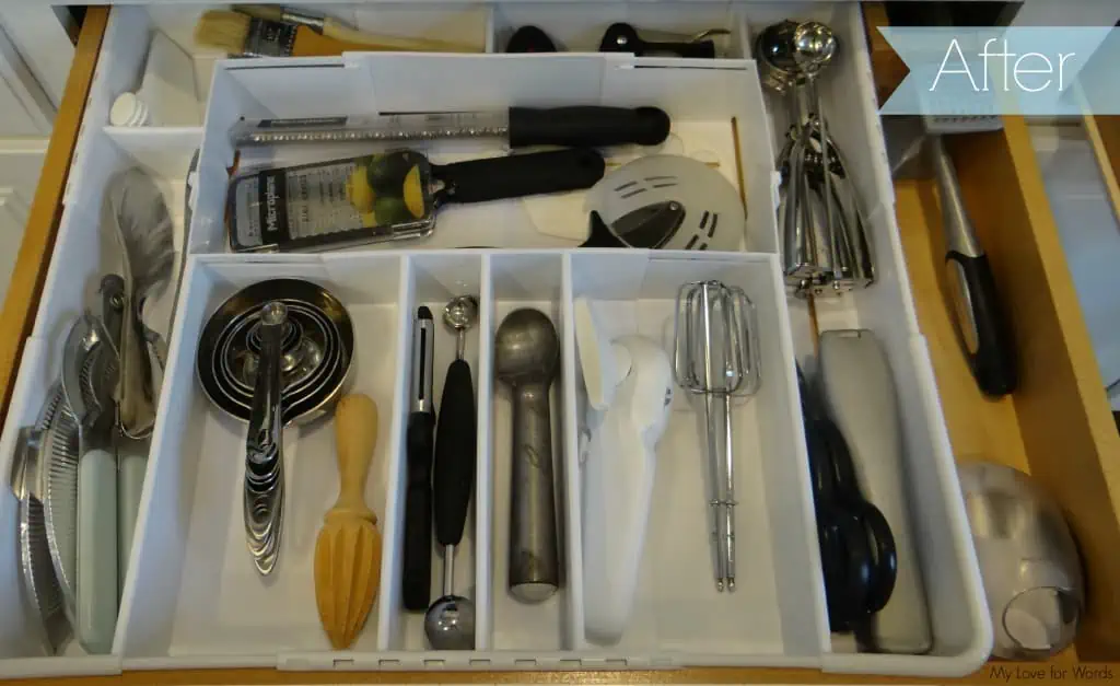 Organized Utensil Drawer