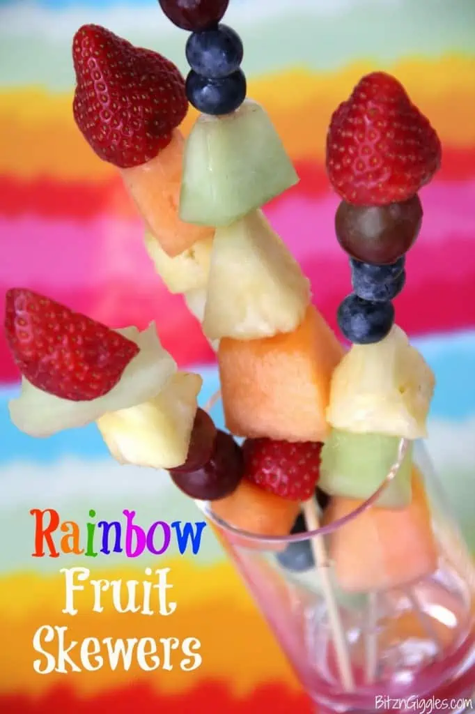 Rainbow Fruit Skewer