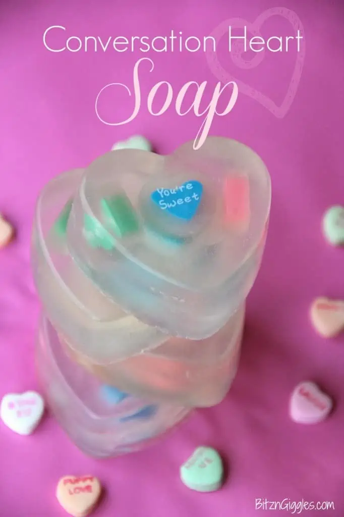 Conversation Heart Soap