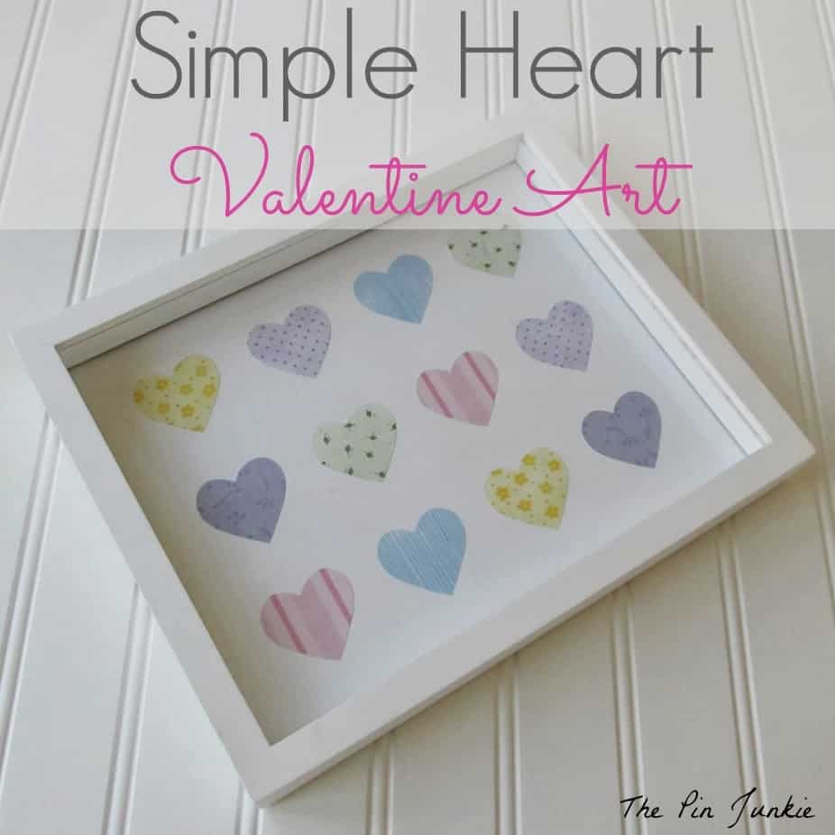 Simple Heart Valentine Art 