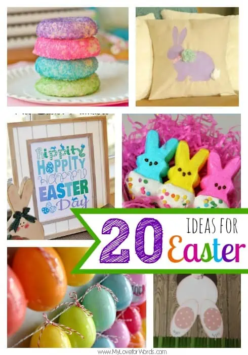 20 ideas for Easter at My Love for Words