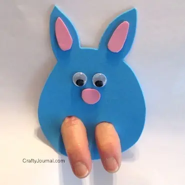 3.23.2014 Bunny Finger Puppet