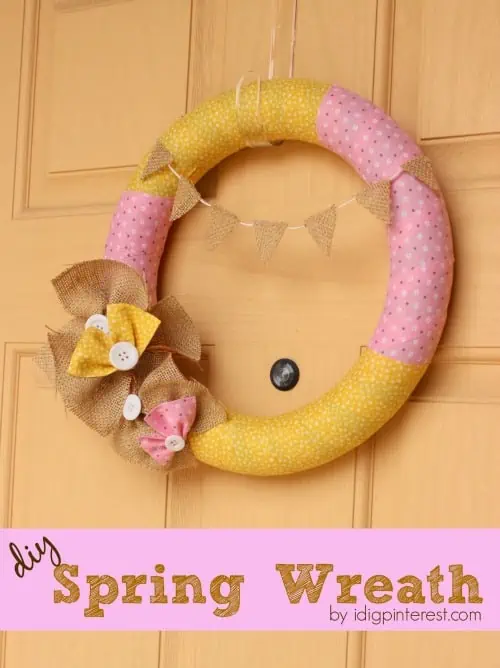 3.23.2014 DIY Spring Wreath 500x668