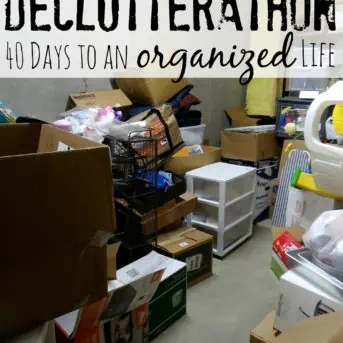 Declutterathon: 40 Days to an Organized Life; 40 Bags in 40 Days