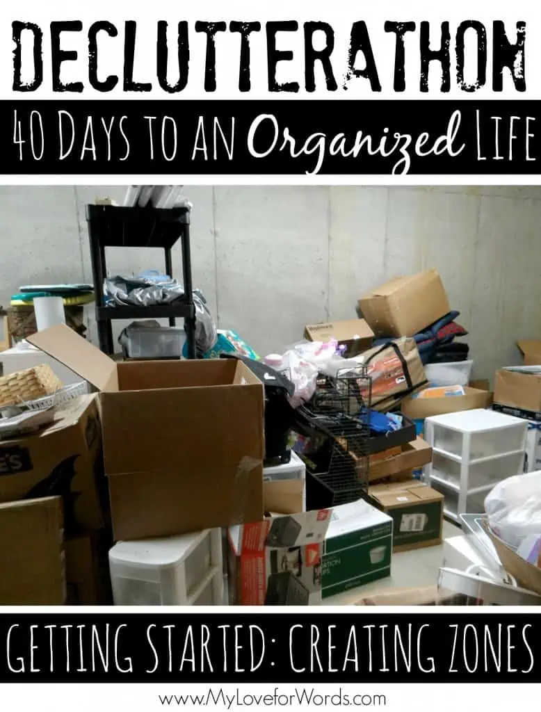 Declutterathon: Getting Started with 40 Bags in 40 Days #40Bagsin40Days #Declutterathon