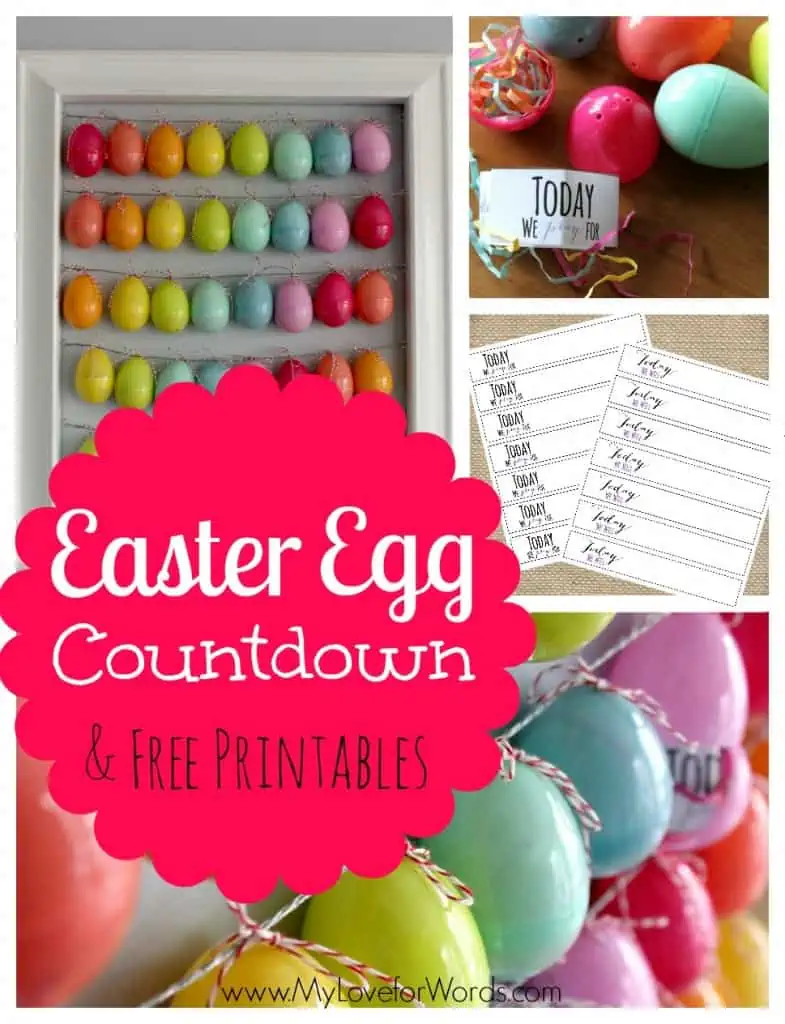 Easter Egg Countdown & Free Printables