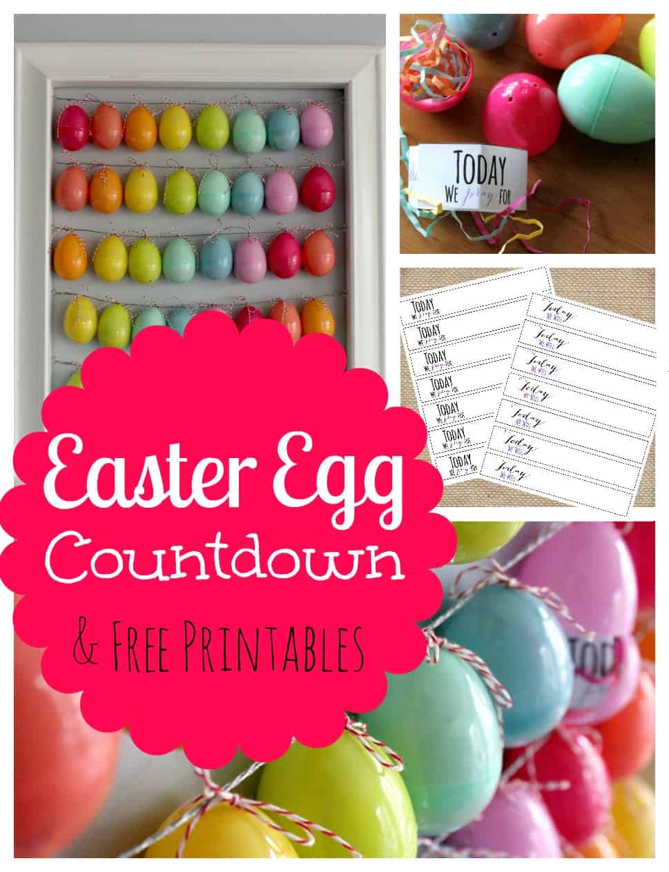 Easter Egg Countdown & Free Printables Happy Organized Life