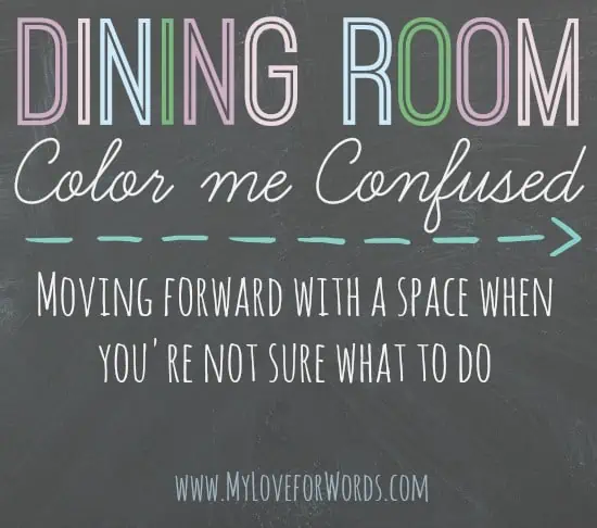 Dining Room: Color Me Confused