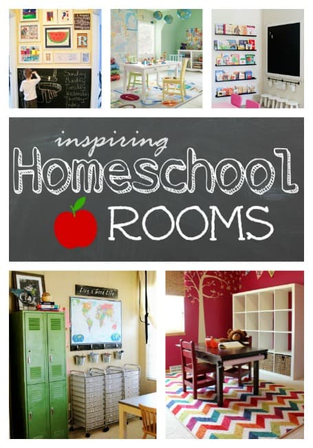 inspiring homeschool rooms