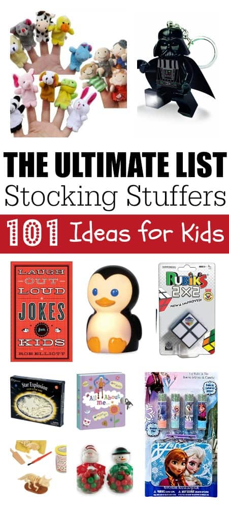 Ultimate Stocking Stuffer List 101 Ideas for Kids