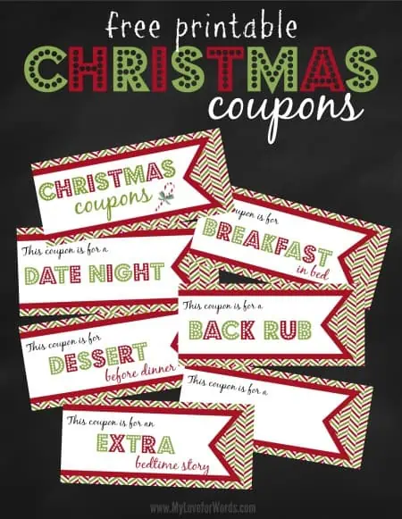 20+ Free printable Christmas coupons