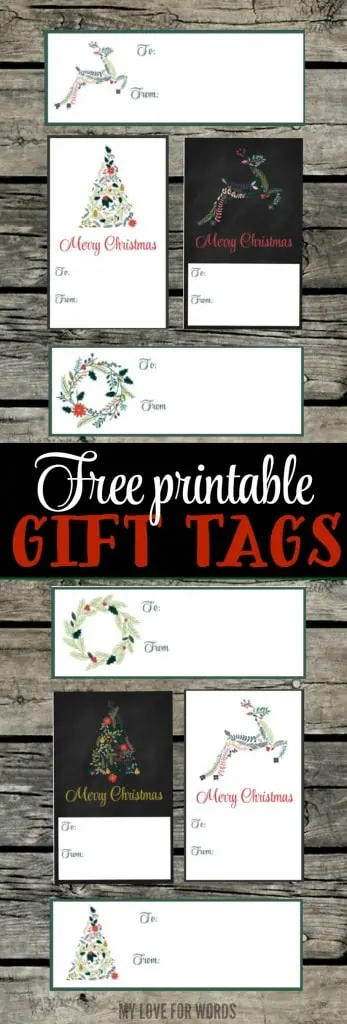 printable christmas gift tags vertical image