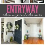 So many great entryway storage ideas!! These entryways will show that you can create a beautiful and welcoming space, no matter how much (or little) room you have.