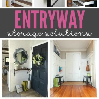 So many great entryway storage ideas!! These entryways will show that you can create a beautiful and welcoming space, no matter how much (or little) room you have.