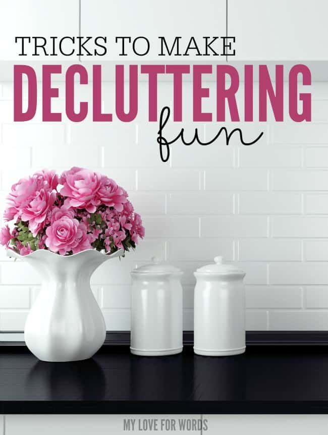 5 easy tips to make decluttering a little less painful and a lot more fun.