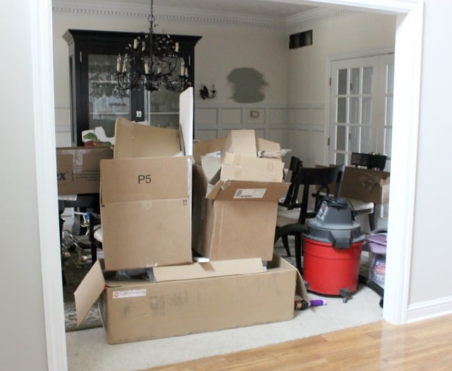 Transforming an entryway from a cluttered, uninviting mess to a beautiful and welcoming space.