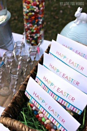 Celebrate Easter Party Printables