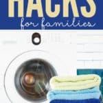 These laundry hacks for families are great for creating a more simple routine and avoiding laundry mountains from forming.