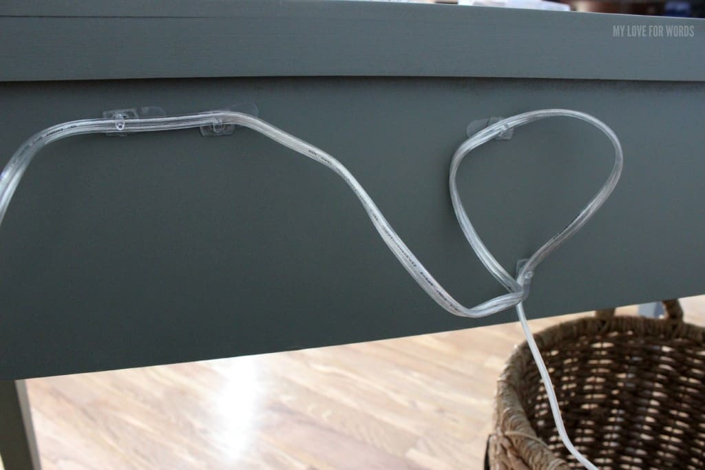 1 Simple Trick for Hiding Ugly Cords and Wires