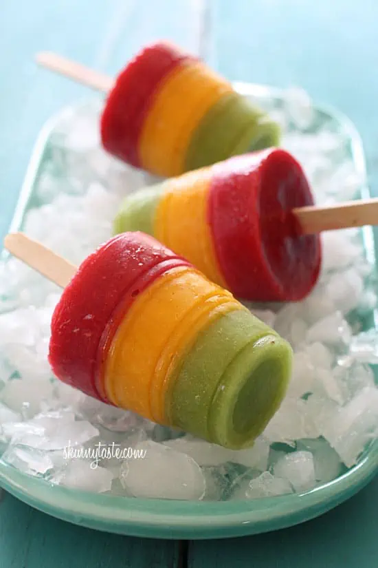 Fresh fruit pops