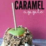 Want a delicious treat that tastes just like summer? Smores Caramel Apples are the perfect dessert or party favor, and they're super easy and inexpensive to make yourself.