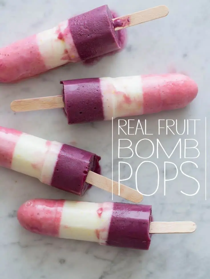 real fruit bomb popsicles