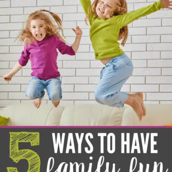 With the hustle and bustle of day to day life, it can be really hard to stay connected. These are 5 easy and inexpensive ways to have lots of family fun!