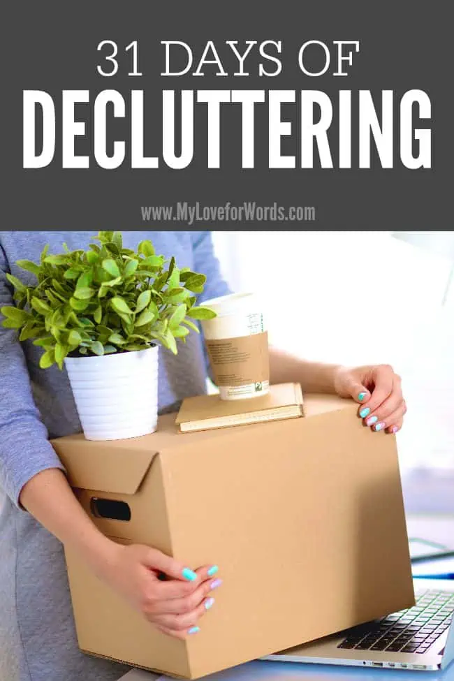 Are you surrounded by clutter but struggle finding the motivation to deal with it all? Don't know where to start? Join the 31 Days of Decluttering Challenge and start making progress today. You don't have to do it alone. We're in this together!