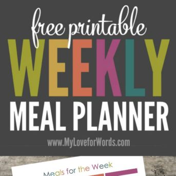 Two FREE printable weekly meal planners to take the guess work out of meals and simplify your grocery shopping trips.