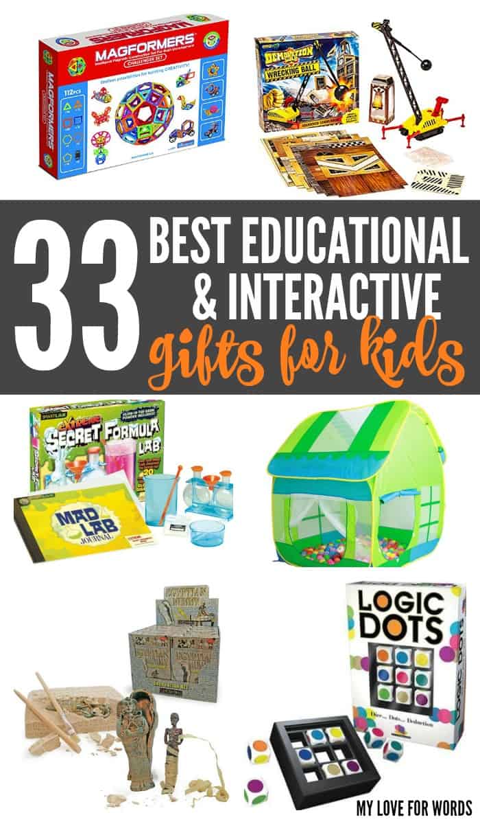 33 best educational and interactive gifts for kids