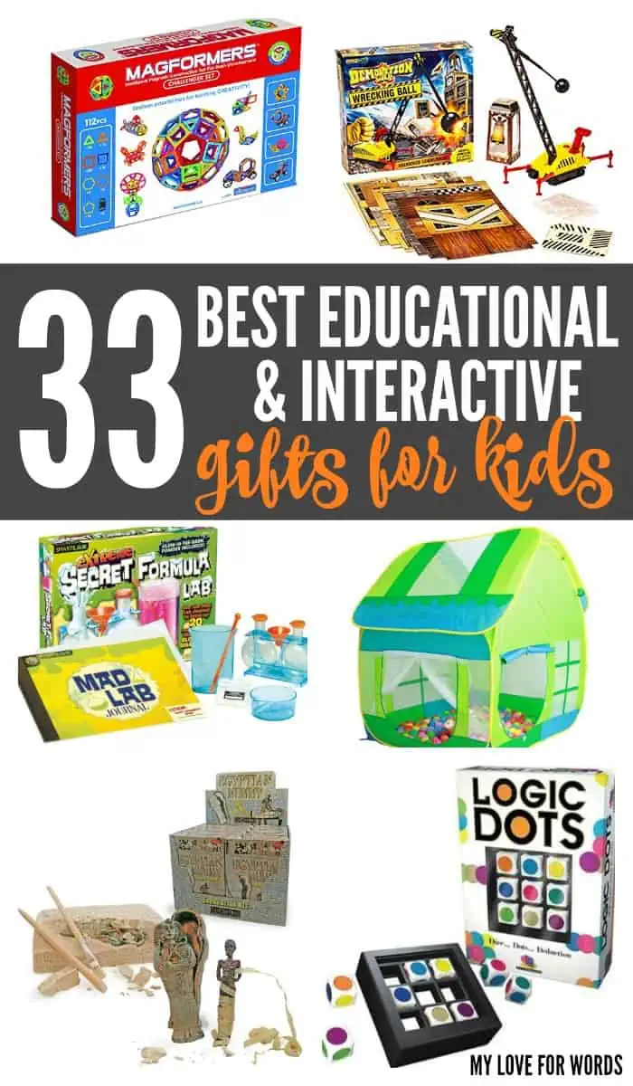 33 best educational and interactive gifts for kids