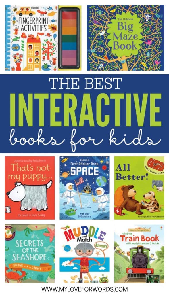 Some of the best books for kids are interactive books. They entertain young readers who can't yet sit through an entire book, and they involve children in the story they're telling. These Usborne books are some of the best interactive books for kids!