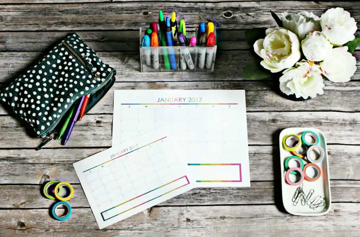 How To Organize Planner Supplies - Organization Obsessed