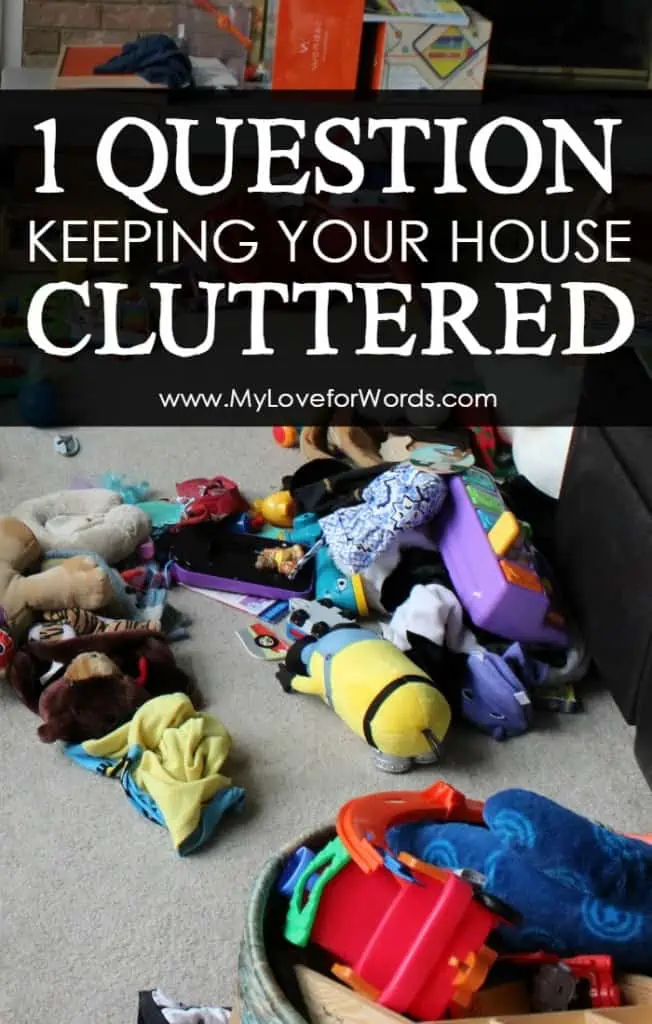 If you've tried to declutter, but it never seems to happen, you're probably asking yourself this question, and it's ruining your decluttering efforts! Asking yourself a different question can help you to finally clear the clutter and create the peaceful, organized, decluttered home you've always wanted.