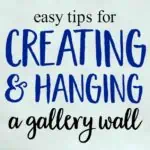 Creating a gallery wall can feel overwhelming, but it doesn't have to. Follow these easy tips for creating and hanging a gallery wall, and you'll be enjoying one in your home in no time.