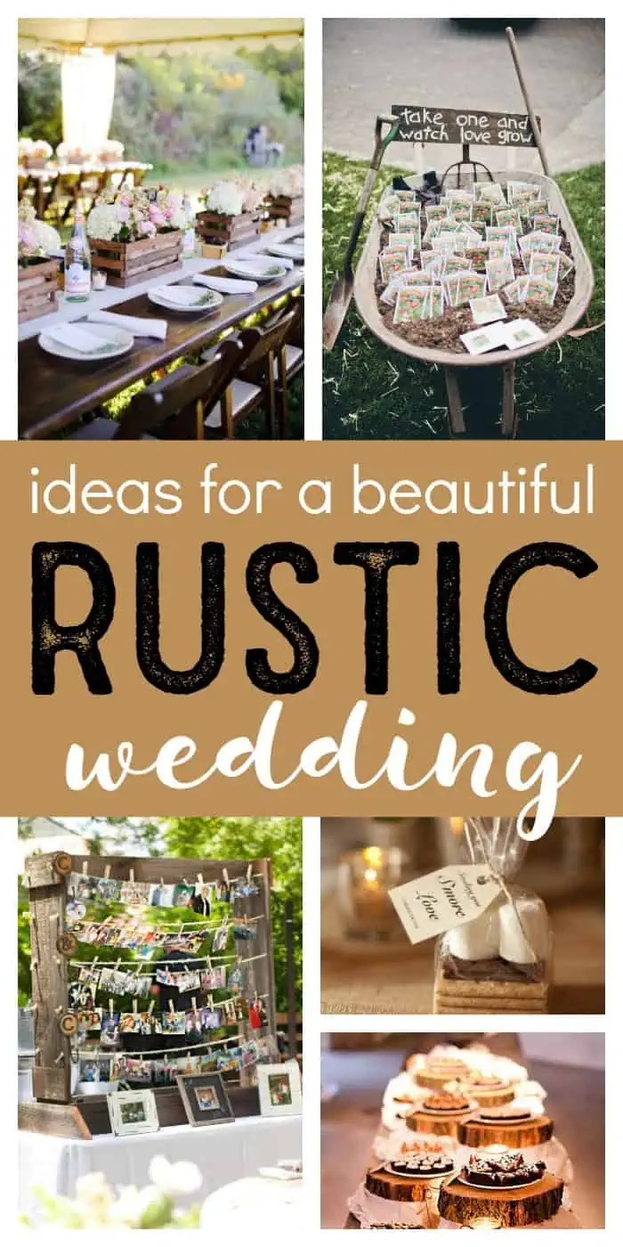 LOVE these gorgeous rustic wedding ideas! There's something so elegant and romantic about the mix of wood, burlap, lace, and small twinkling lights. Wedding perfection!