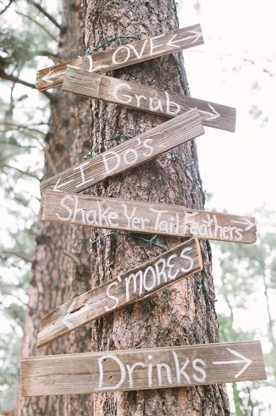 wood signs