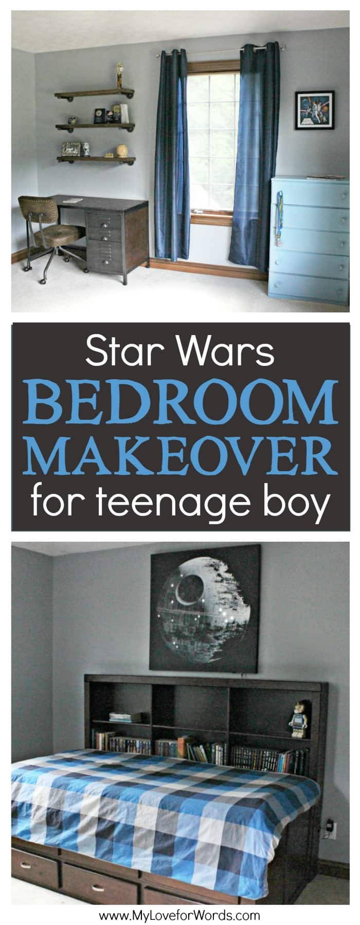 Bedroom Makeover For A Special Teenage Boy And Star Wars Fan