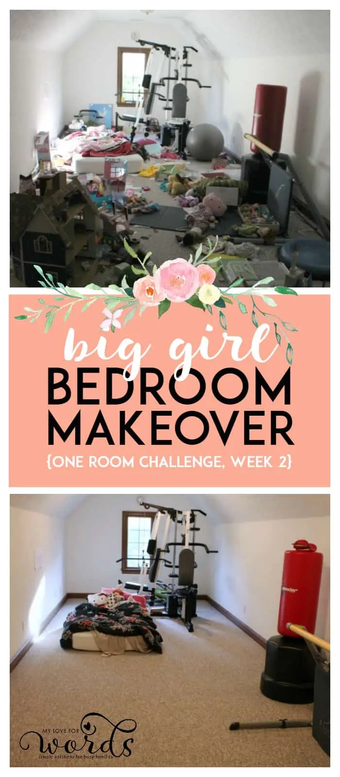 Decluttering kids rooms can feel completely overwhelming! I love this post because the before and afters are so dramatic, and it shows how much progress can be made in just a little bit of time.