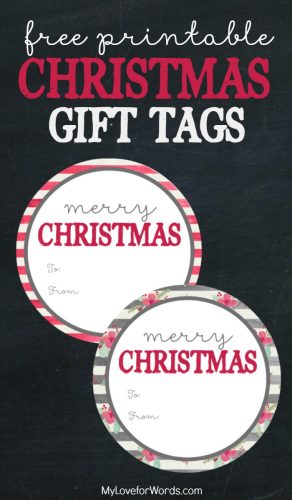 DIY Peppermint Sugar Scrub Recipe &amp; Free Printable Christmas Gift Tags