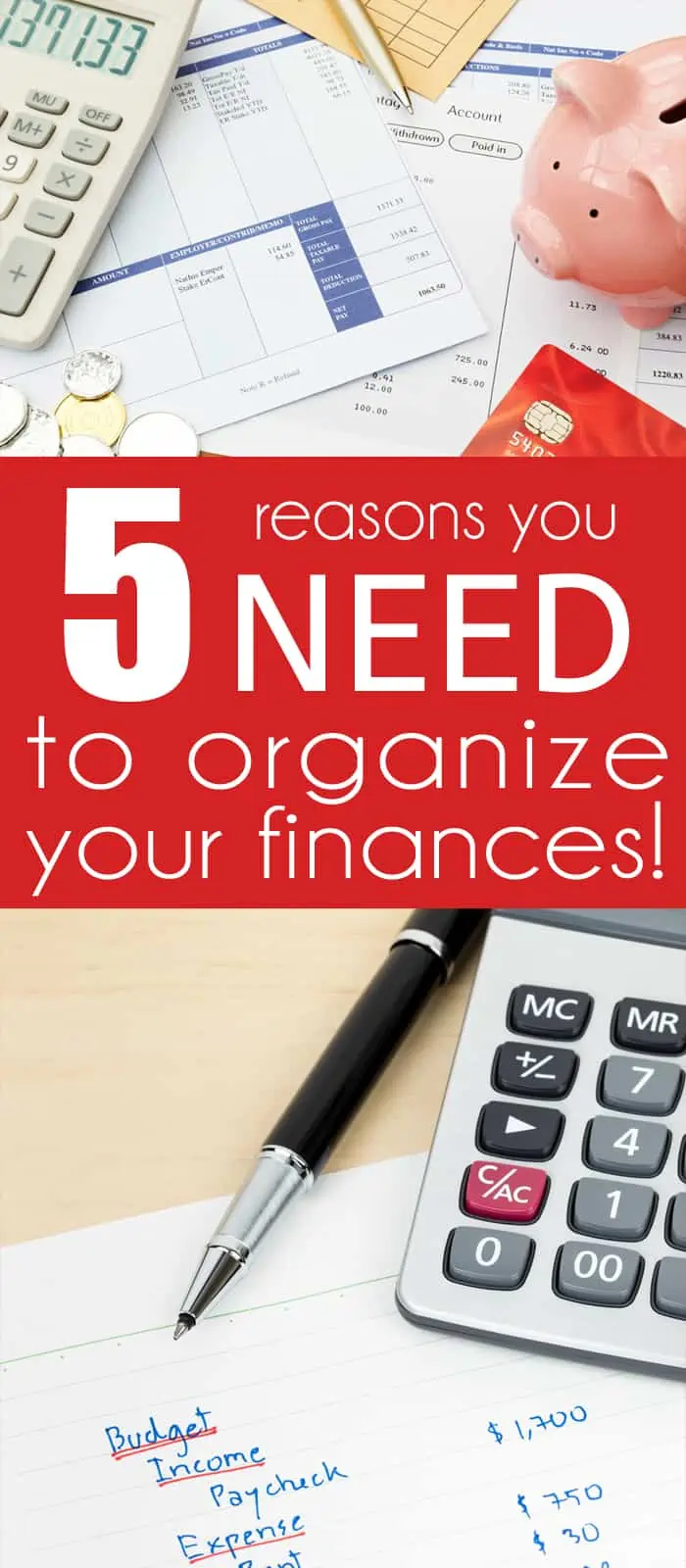 Getting organized is always a great goal, but it can go well beyond the rooms in your home. One of the most important areas of life that a lot of people overlook is organizing their finances. Having an organized financial system in place means more freedom and peace of mind, and it can be as easy as creating a budget and following a great plan. These tips and helpful printables are sure to get anyone on the path to financial peace.