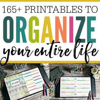 Getting organized just got easier!! This printable planner is perfect for organizing your time, daily, weekly, and monthly activities, cleaning routine, meal planning, finances, kids, pets, passwords, contacts, and more! Just about anything you'd want to schedule can be tracked and organized while reducing the paperwork floating around your home! It has more than 165 different printables and comes in both the standard letter and A5 sizes. Coordinating free printable 2017 calendars are also available on the blog.