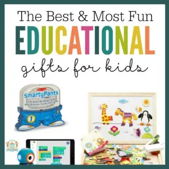 The most fun and educational gifts for kids! Whether you're looking for a present for a birthday, holiday, Christmas, or just because, these unique and creative gift ideas are sure to please even the kids who have everything! They're also a great way to squeeze in a little learning when school isn't in session. Great ideas for girls and boys!