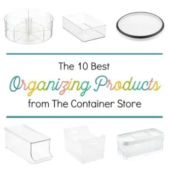 Whether you're looking to organize your kitchen, pantry, bedroom, bathroom, or finally tackling kids toys, the Container Store is sure to have products and ideas to help you out! These are the top ten best organizing products from the Container Store that are sure to help you declutter and put an end of chaos in your home once and for all.