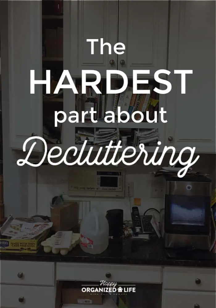 The hardest part about decluttering is dealing with the emotional landmines we accidentally find while going through our things. Sentimental clutter can be difficult to deal and part with, but working through those moments is an important step in clearing your space once and for all because ultimately clutter is just a symptom of something bigger going on. Clutter's about more than just the stuff.